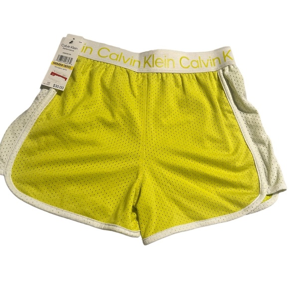 Calvin Klein Performance Big Girls Colorblock Mesh Lined Active Shorts | NEW/NWT - Picture 5 of 7